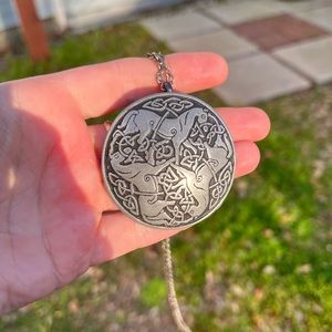 St. Justin Pewter Vintage Pendant